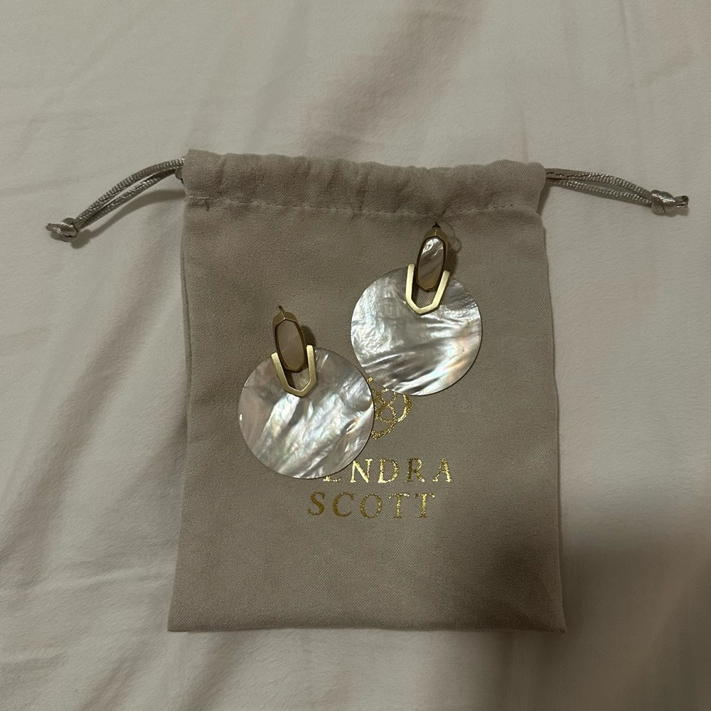 Gold & Mother of Pearl Didi Earrings